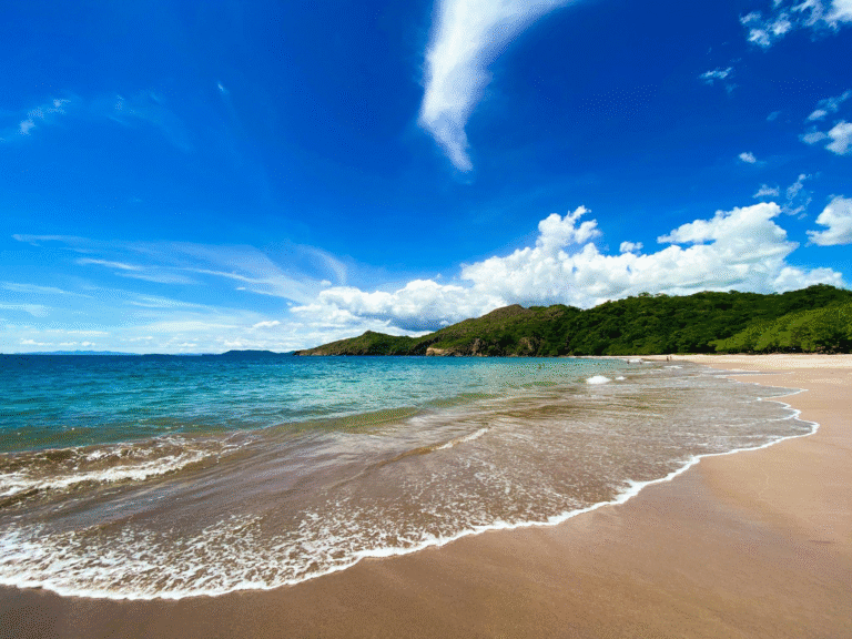 Beach with calm blue waters